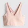 Cropped v-neck active top Cropped v-neck active top
