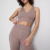 Cropped v-neck active top Cropped v-neck active top