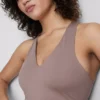 Cropped v-neck active top Cropped v-neck active top