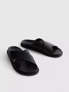 Cross-strap sandals