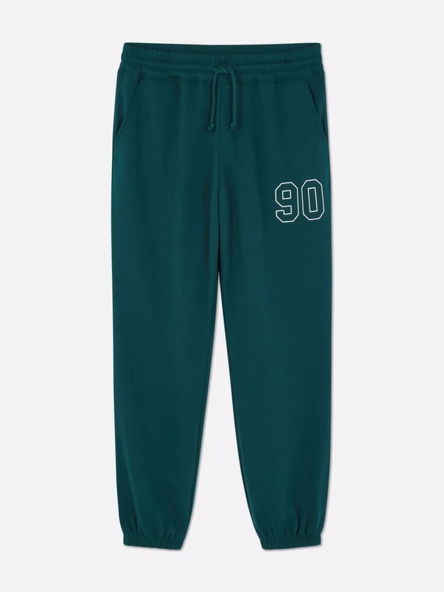 Cuffed printed sweatpants Cuffed printed sweatpants