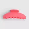 Curved hair claw clip