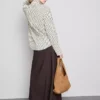 Curved-hem relaxed button-down shirt Curved-hem relaxed button-down shirt