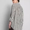 Curved-hem relaxed button-down shirt Curved-hem relaxed button-down shirt