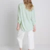 Curved-hem relaxed button-down shirt Curved-hem relaxed button-down shirt