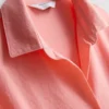 Curved-hem relaxed button-down shirt Curved-hem relaxed button-down shirt