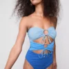 Cutout bandeau swimsuit Cutout bandeau swimsuit