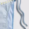 Daisy trim gingham bikini bottoms Daisy trim gingham bikini bottoms