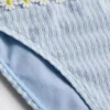 Daisy trim gingham bikini bottoms Daisy trim gingham bikini bottoms