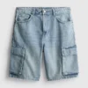 Denim cargo shorts Denim cargo shorts