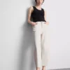 Denim cropped wide-leg jeans Denim cropped wide-leg jeans