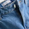 Denim cropped wide-leg jeans Denim cropped wide-leg jeans