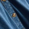 Denim short sleeve shirt Denim short sleeve shirt