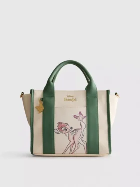 Disney’s bambi faux leather tote bag