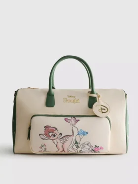 Disney’s bambi faux leather weekender bag