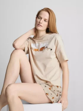 Disney’s ice age cotton graphic shorty pajamas