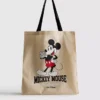 Disney’s mickey and friends canvas tote bag