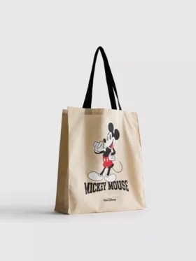 Disney’s mickey and friends canvas tote bag