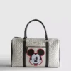 Disney’s mickey and friends embossed weekender bag