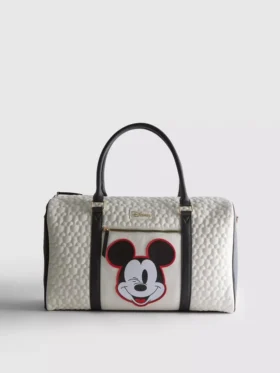 Disney’s mickey and friends embossed weekender bag