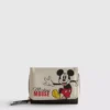 Disney’s mickey and friends faux leather flip purse
