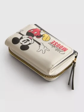 Disney’s mickey and friends faux leather flip purse