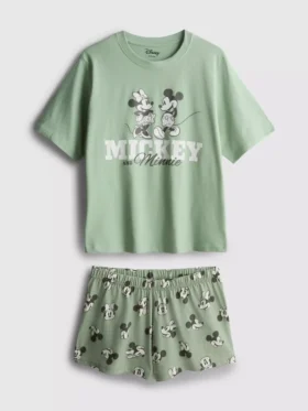 Disney’s mickey & minnie mouse shorty pajamas
