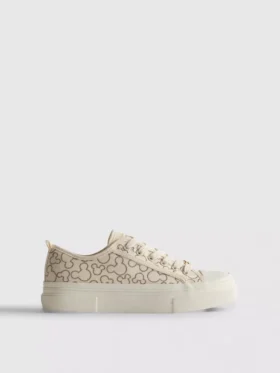 Disney’s mickey mouse canvas platform sneakers