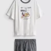 Disney’s mickey mouse graphic shorty pajamas Disney’s mickey mouse graphic shorty pajamas