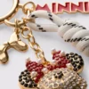 Disney’s minnie mouse charm keychain