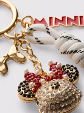 Disney’s minnie mouse charm keychain