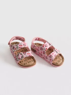 Disney’s minnie mouse slingback double buckle strap sandals