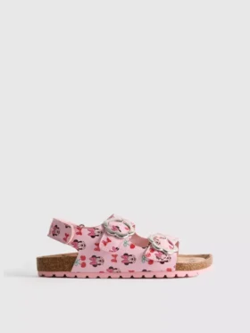 Disney’s minnie mouse slingback double buckle strap sandals