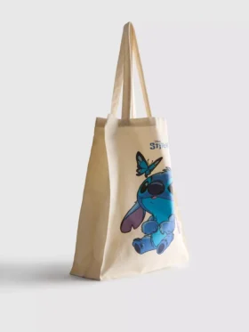 Disney’s stitch canvas shopper bag