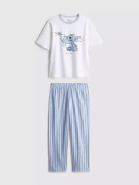 Disney’s stitch cotton graphic pajamas