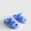 Disney’s stitch fluffy double-strap slippers Disney’s stitch fluffy double-strap slippers