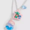Disney’s stitch initial pendant necklace