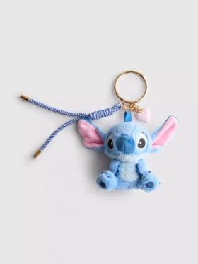 Disney’s stitch plush character keychain charm