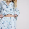 Disney’s stitch striped boyfriend pajamas