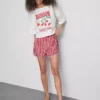 Disney’s winnie the pooh gingham shorty pajamas