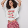 Disney’s winnie the pooh gingham shorty pajamas