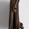 Distressed zip-up purse Distressed zip-up purse