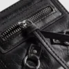 Distressed zip-up purse Distressed zip-up purse