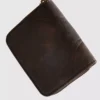 Distressed zip-up purse Distressed zip-up purse