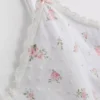Dobby cotton floral pajama cami Dobby cotton floral pajama cami