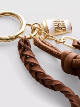 Dog bag charm keychain