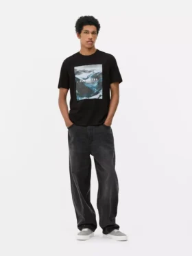 Dolomites print t-shirt