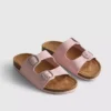 Double buckle-strap mule sandals