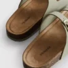 Double buckle-strap mule sandals