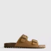 Double-buckle strap sandals